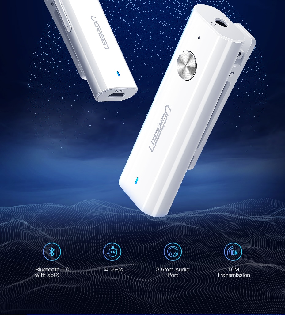 Bluetooth 5.0 Receiver for Headphones