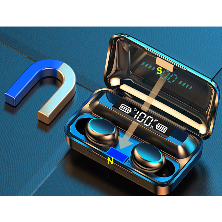 2200 mAh LED Bluetooth Headphones