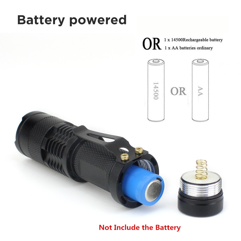 Travel LED UV Flashlight