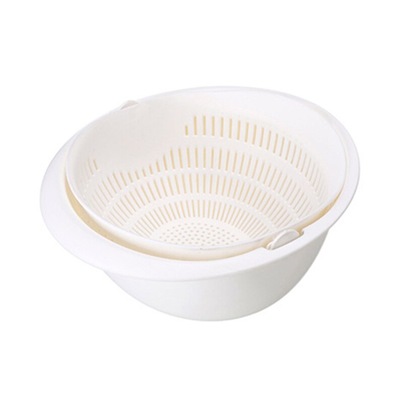 Double-Layer Fruit / Vegetable Washing Kitchen Strainer Bowl