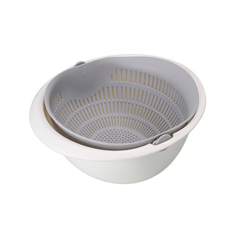 Double-Layer Fruit / Vegetable Washing Kitchen Strainer Bowl