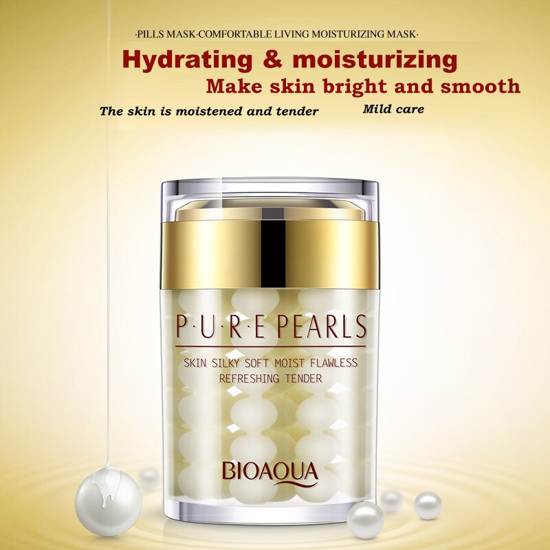 Whitening Moisturizing Pearl Cream for Skin Care