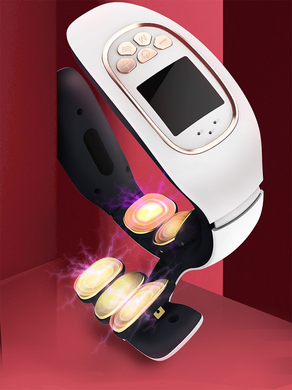 6 Heads Electric Neck And Back Pulse Massager