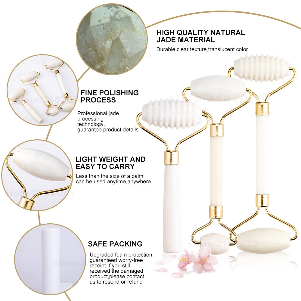 Natural Jade Stone Massager for Face Natural Jade Stone Massager for Face