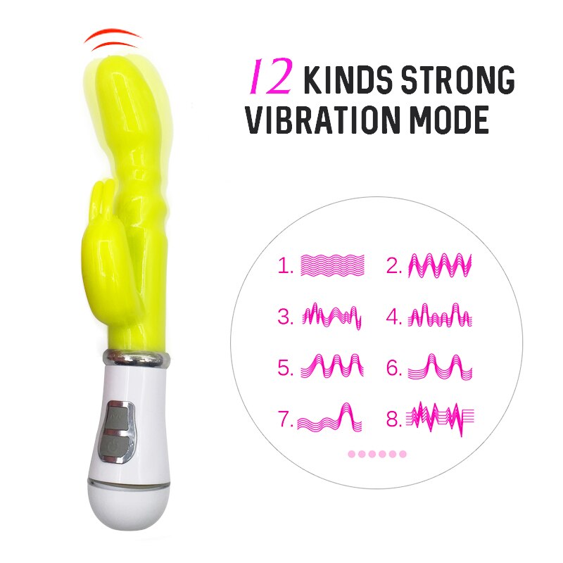 2 in 1 Dildo Vibrator