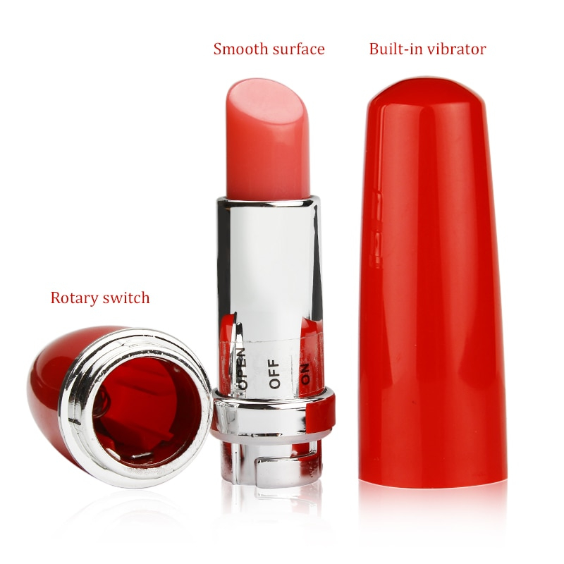 Portable Waterproof Lipstick Design Vibrator