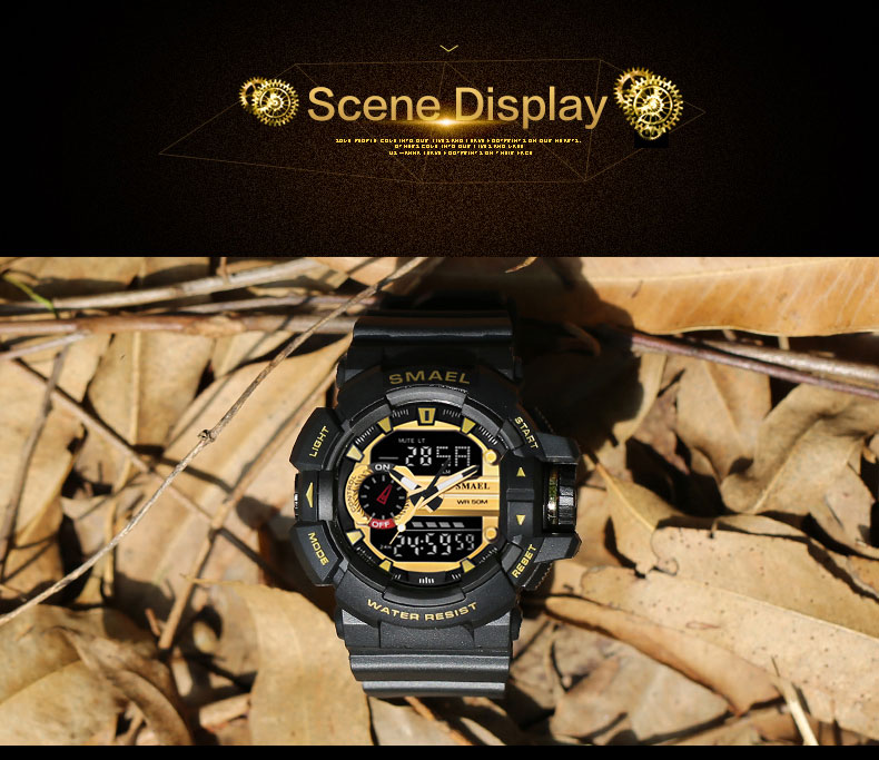 Men's Colorful Design Shockproof Sports Watches