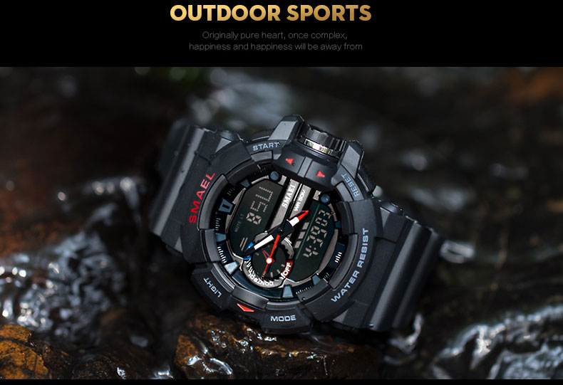 Men's Colorful Design Shockproof Sports Watches