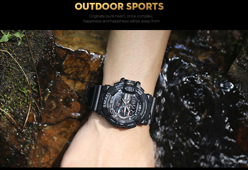 Men's Colorful Design Shockproof Sports Watches