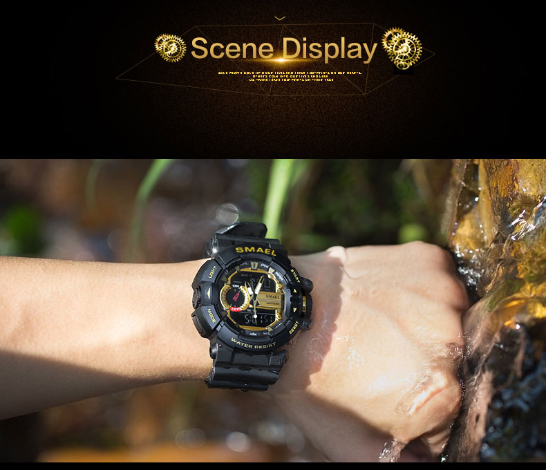 Men's Colorful Design Shockproof Sports Watches