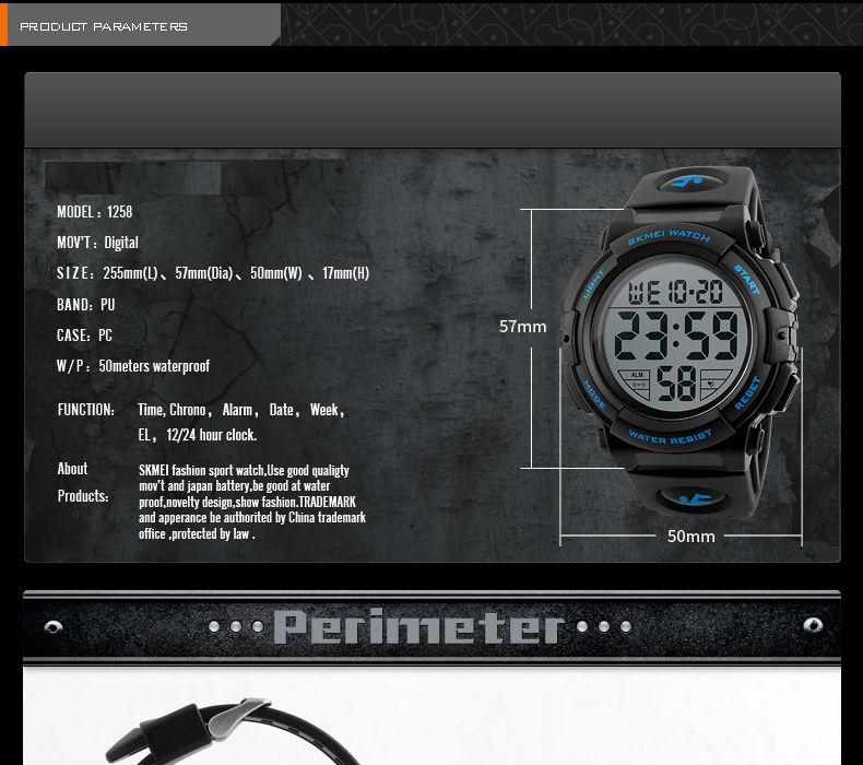 Men's Fashion Electronic Chrono Watches