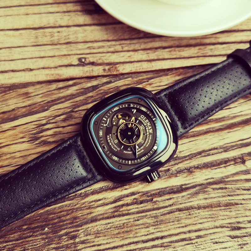 Men's Square Dial Mechanical Watches