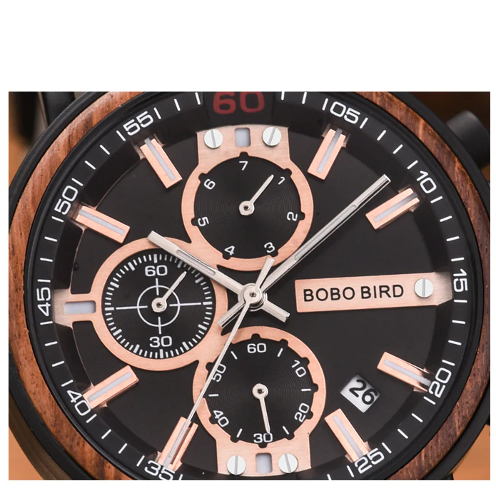 Men's Mechanical Wooden Watch