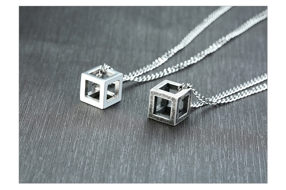 Men's Cube Necklace