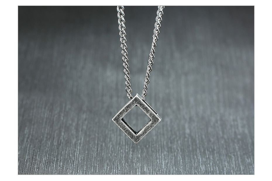 Men's Cube Necklace
