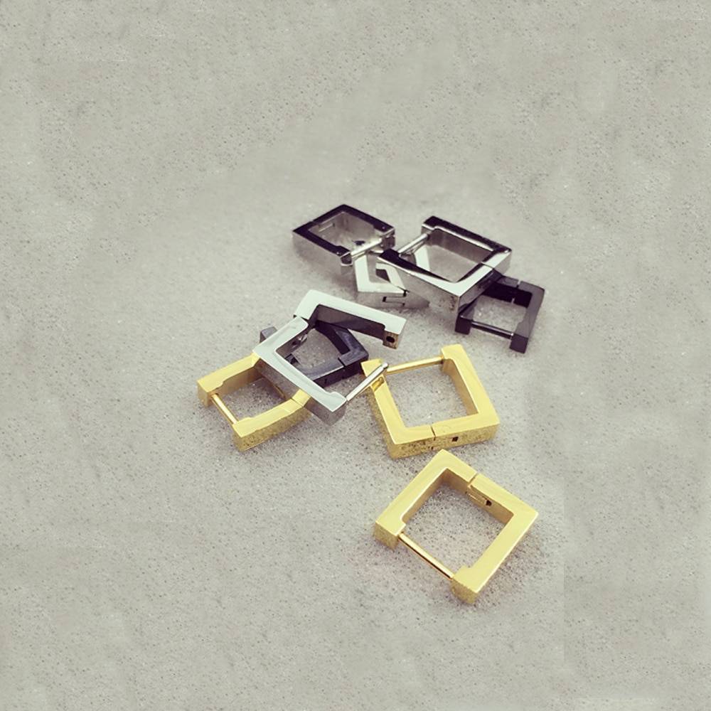 Men's Irregular Shaped Stainless Steel Earring