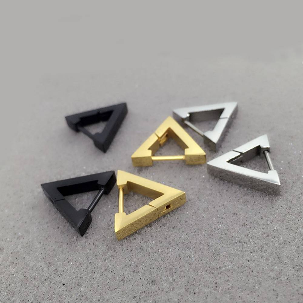 Men's Irregular Shaped Stainless Steel Earring