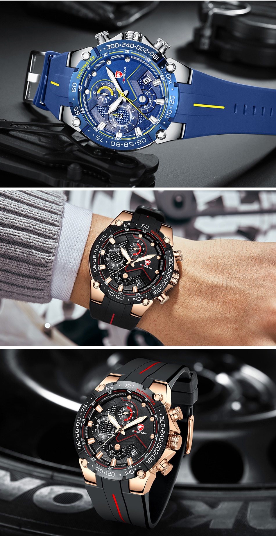 Men's Waterproof Sport Style Quartz Watch