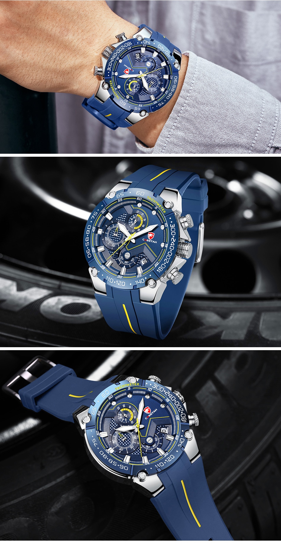 Men's Waterproof Sport Style Quartz Watch