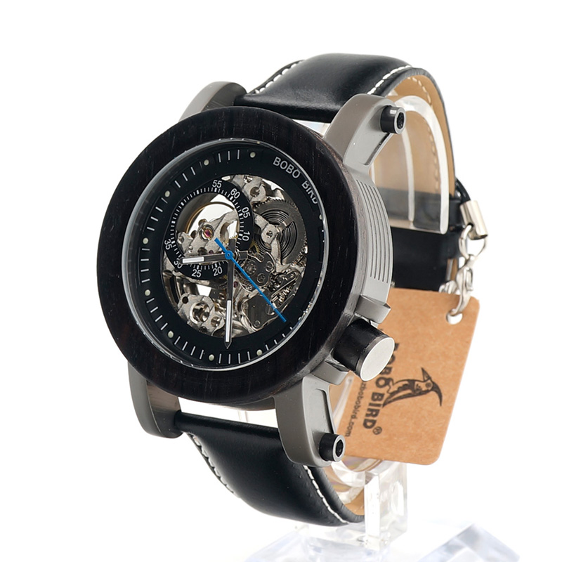 Automatic Mechanical Men's Bamboo Watch