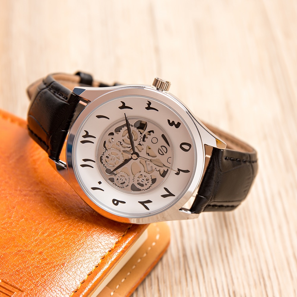Quartz Wrist Watch with Arabic Numerals