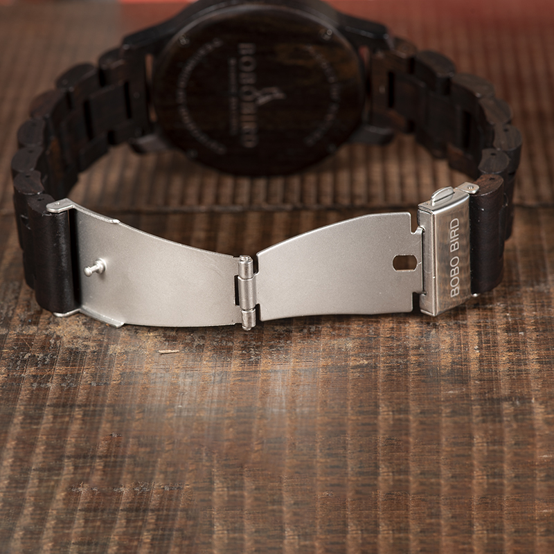 Men's Original Designed Wooden Quartz Wristwatch