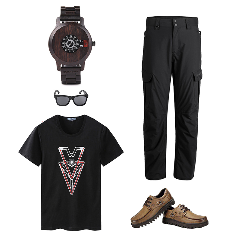 Men's Original Designed Wooden Quartz Wristwatch