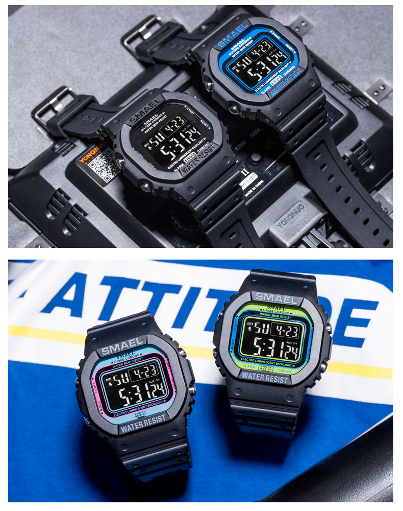 Men's Laconic Style Digital Sport Watches