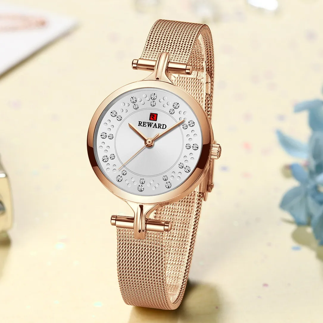 Women's Fashion Mesh Band Watch