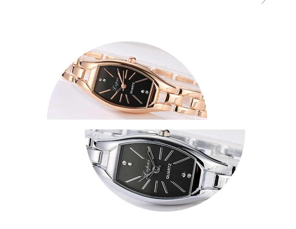 Women's Elegant Chain Bracelet Quartz Watches