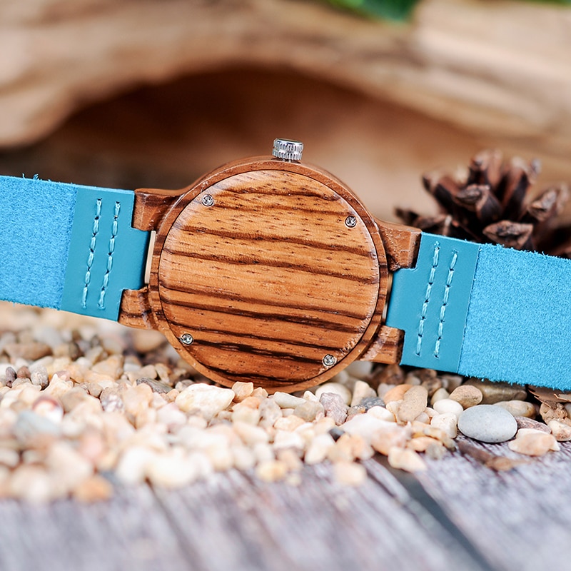 Unisex Zebra Wooden Watch