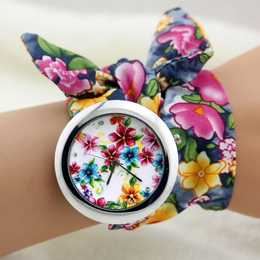 Ethnic Floral Watches With Wristbands