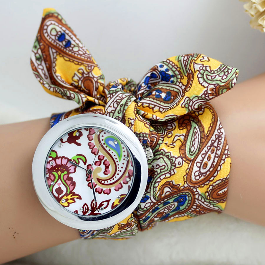Ethnic Floral Watches With Wristbands