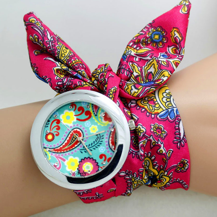Ethnic Floral Watches With Wristbands