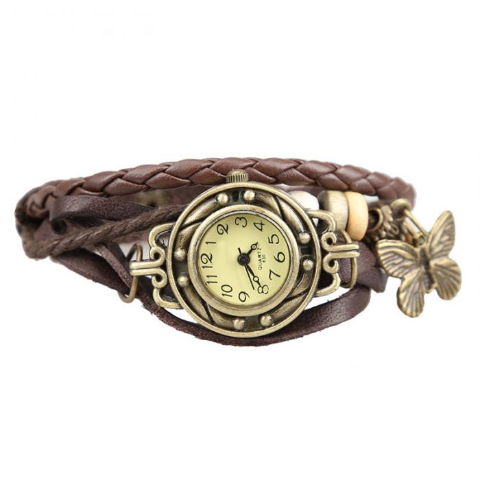 Women's Vintage Braided Bracelet Watch