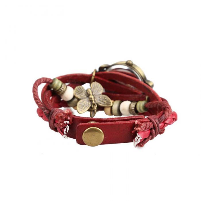 Women's Vintage Braided Bracelet Watch